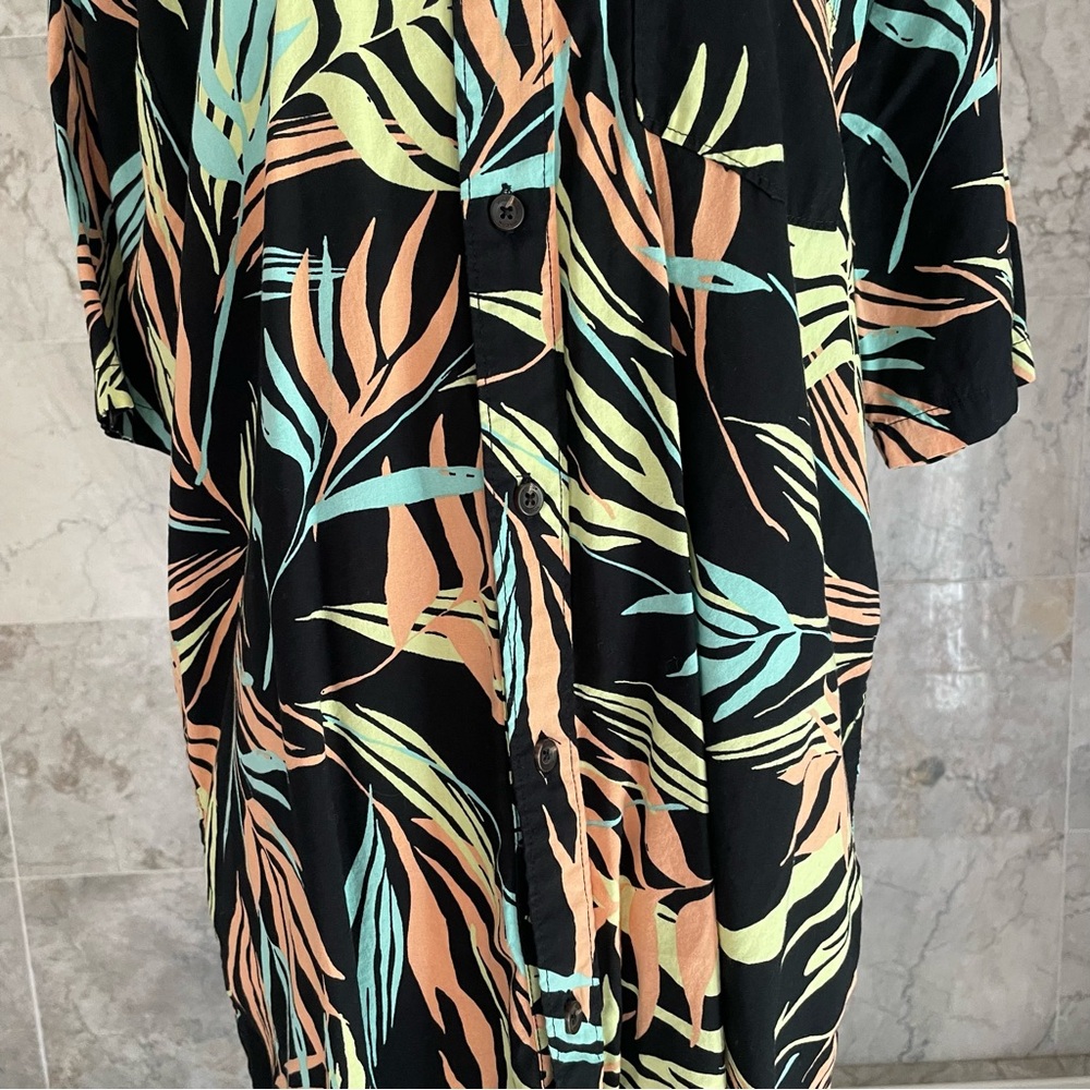 Volcom Bleeding Leaf Button Up Shirt - Picture 3 of 8